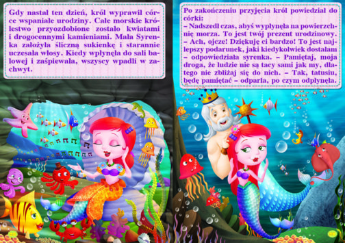ULUBIONE BAJECZKI KOPCIUSZEK - MAŁA SYRENKA