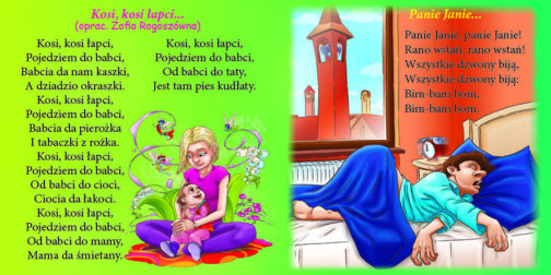 RYMOWANKI DLA DZIECI - KOSI, KOSI ŁAPCI