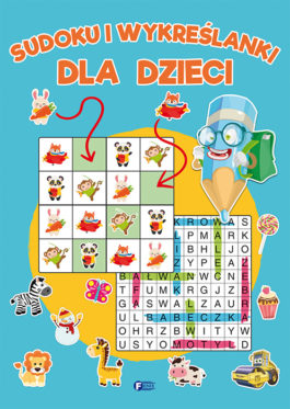 SUDOKU I WYKREŚLANKI DLA DZIECI