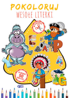 POKOLORUJ WESOŁE LITERKI